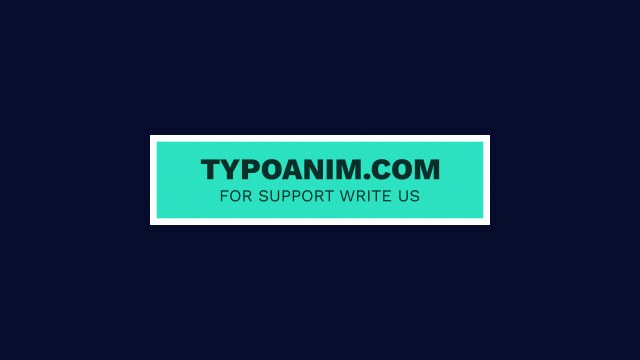 Event Teal Website Box Title – Free After Effects Template