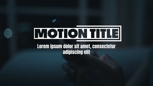 Corporate Heavy Framed Text Animations with Description Lines Premiere Pro MOGRT