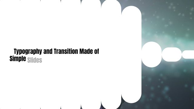 Rounded Pill Shape Wipe Cut-Outs Typography Transitions for Adobe After Effects