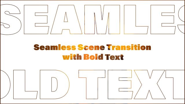Animated Letter Cut-Outs Transitions featuring Outline Letters and Seamless Scene Caption for Short Films Premiere Pro Motion Graphics Template
