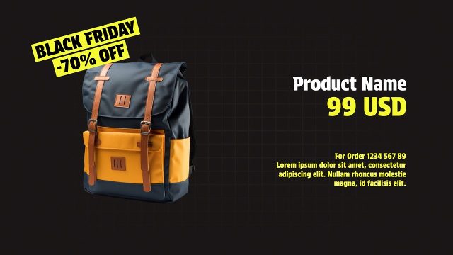 Black Friday Discount Sticker Product Deal Premiere Pro MOGRT