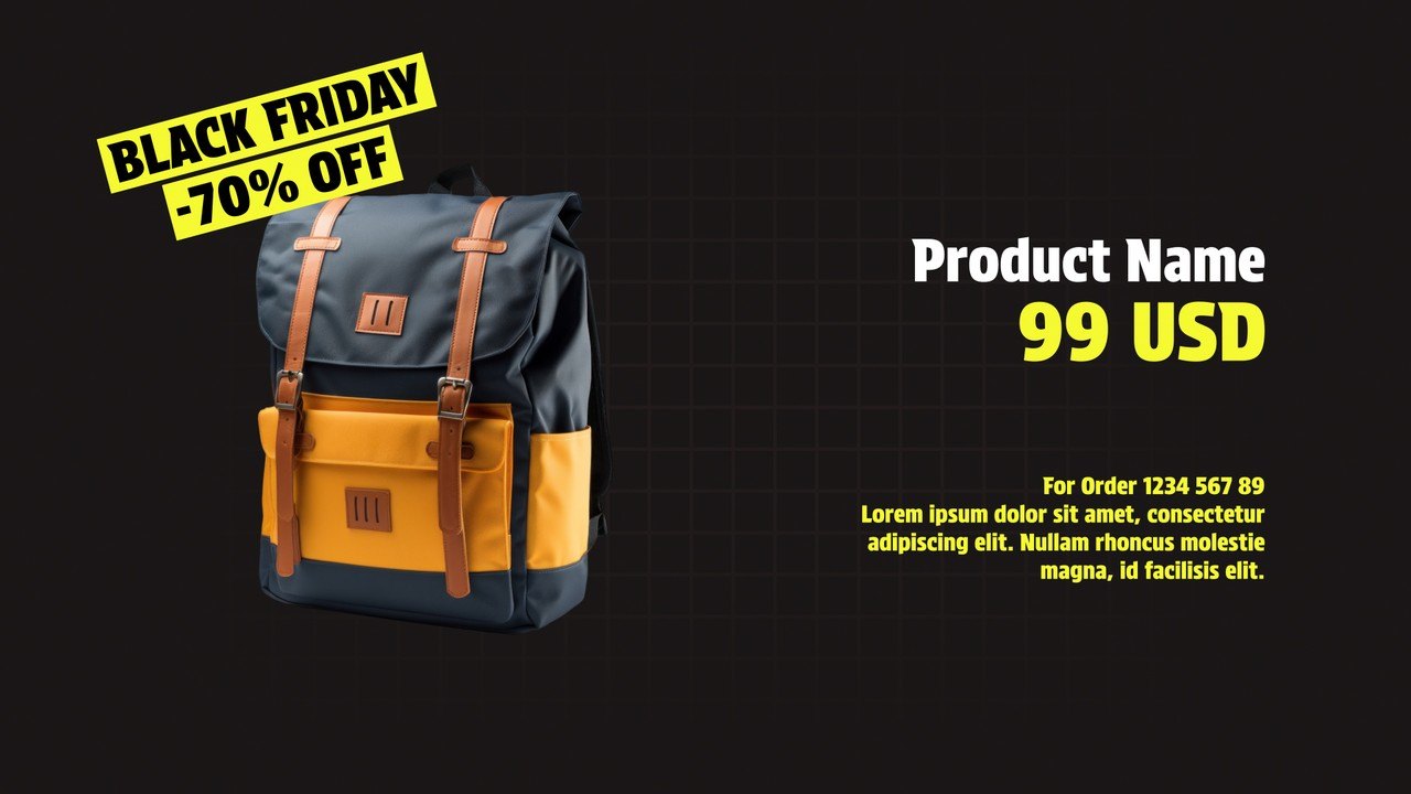 Black Friday Discount Sticker Product Deal Premiere Pro MOGRT