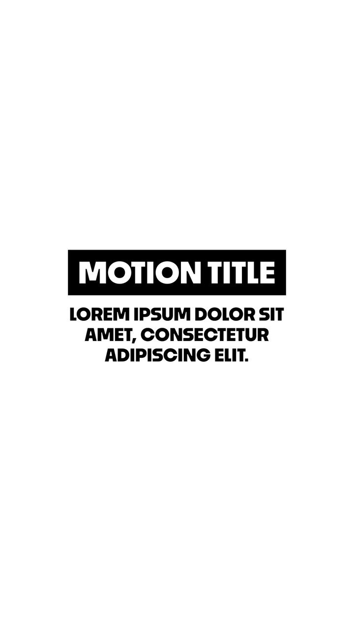 Vertical Ink Strip Minimal Caption Text Animations Premiere Pro MOGRT
