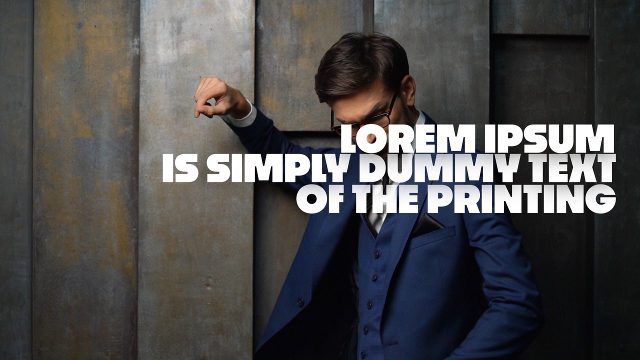 Clean Three Row Kinetic Typography featuring Side Sliding Lines MOGRT Template