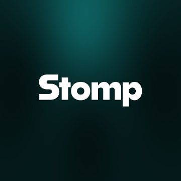 Square Stomp Titles with Teal Glow Phrases After Effects Template