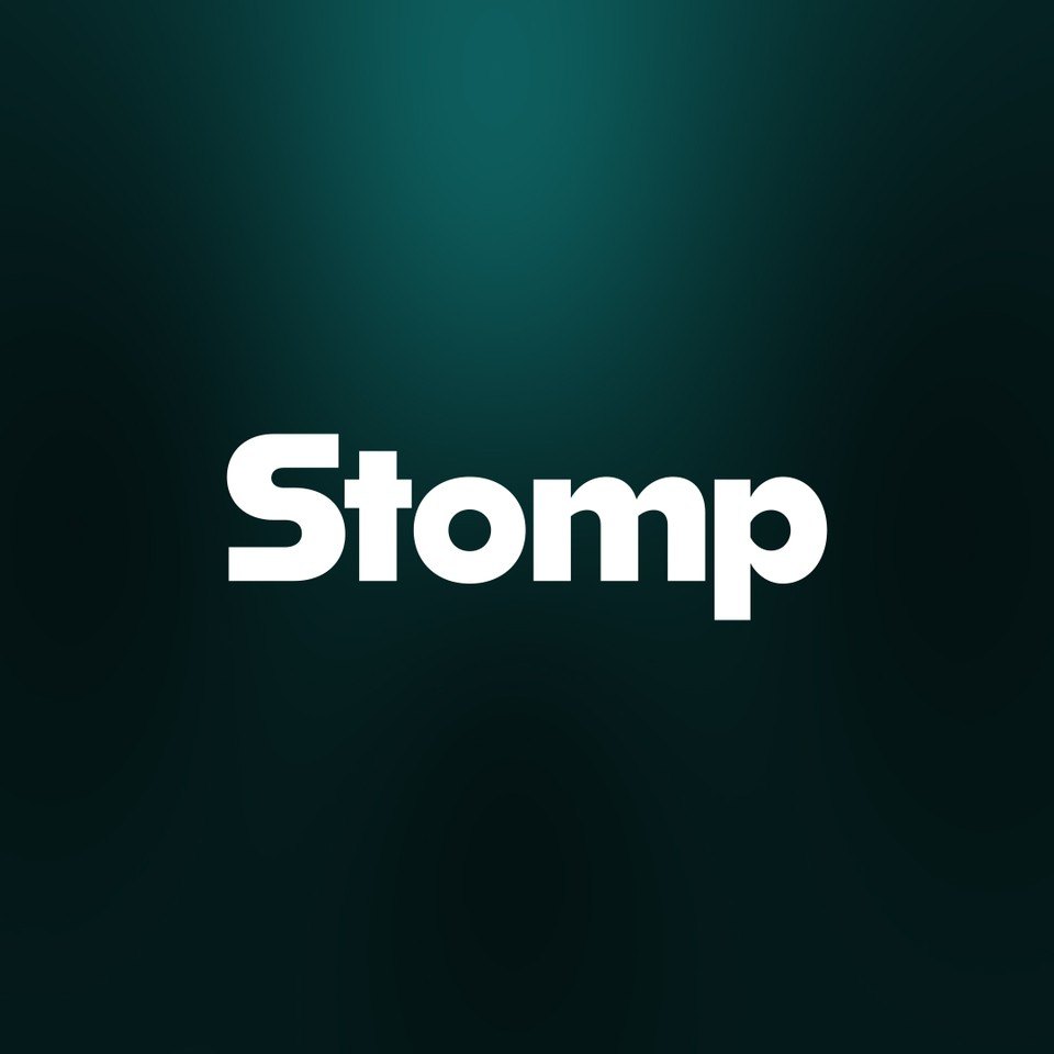 Square Stomp Titles with Teal Glow Phrases After Effects Template