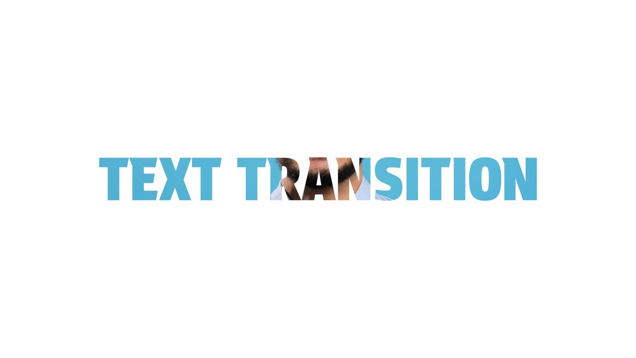 Stencil Lettering Text Transitions featuring Frame Wipe Premiere Pro MOGRT