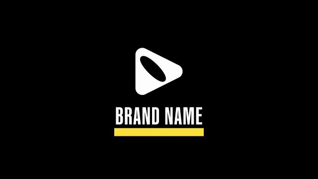 Heavy Type Glitch Logo Opener featuring Label Strip Premiere Pro MOGRT