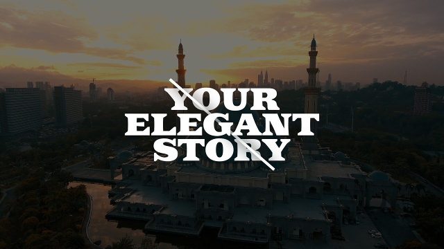 Slab Serif Caps Title Animation with Diagonal Slash After Effects Template