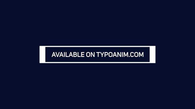 Promo CTA Label Box Typography – Free After Effects Template