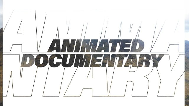 Animated Film Transition featuring Outline Italic Letters and Heading Premiere Pro MOGRT Templates
