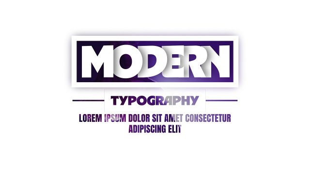 Animated Corporate Purple Framed Modern Headlines with Paragraph Premiere Pro Template