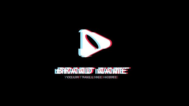 Crack Effect Glitch Logo Reveal with Dubstep SFX in After Effects