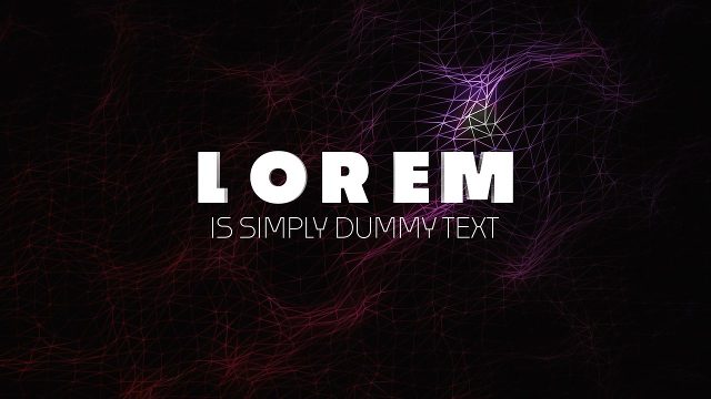 Wide Spaced Typography Opener featuring a Tiny Subtitle Premiere Pro Template