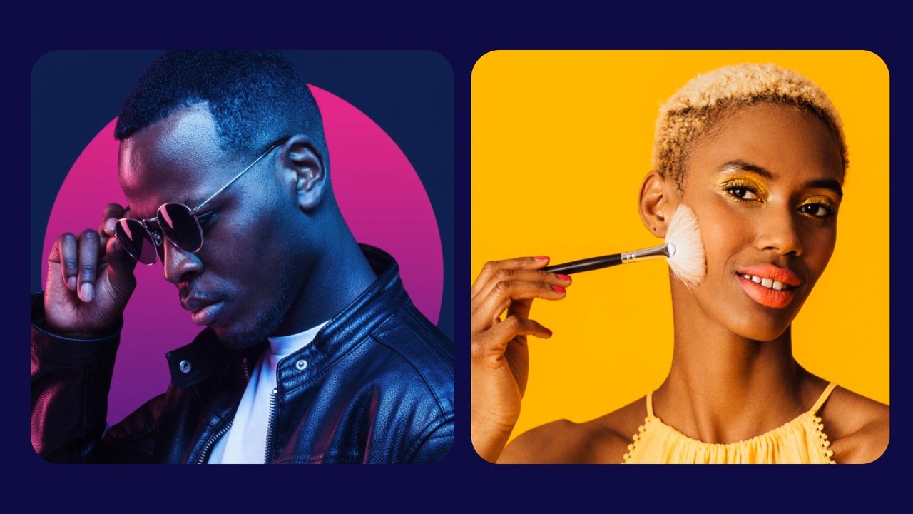 Textless Photo Slideshows with Overlap Card Stack After Effects Template