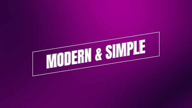 Minimal Motion Typography