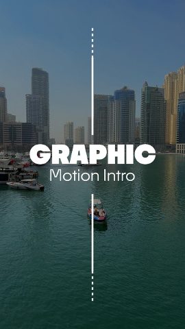 Vertical Intro Title featuring Center Line Divide and Subline Premiere Pro MOGRT