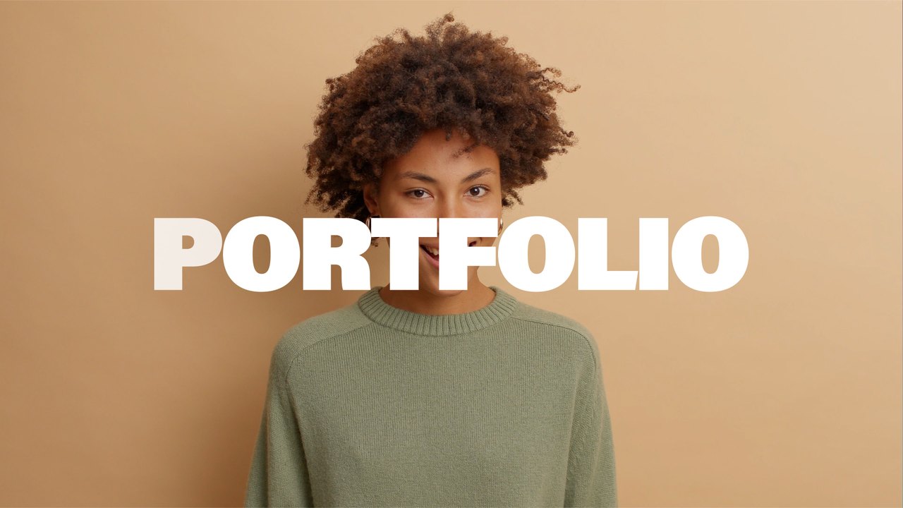 Energetic Beat-Cut Portfolio Slideshow Premiere Pro MOGRT with Neon Accents