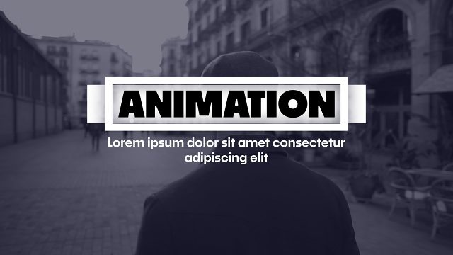 Corporate Animated Titles Bar with Short Description Premiere Pro Motion Graphics Template