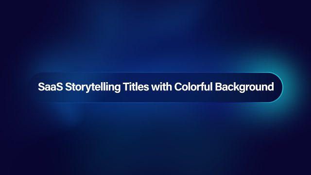 Clean SaaS Digital Product Animated Titles with Auto-Resize Pill Box and Logo Premiere Pro Motion Graphics Template