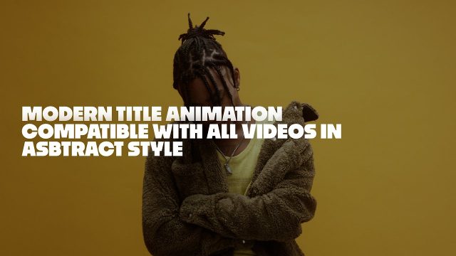 Compact Three Line Corporate Titles for Explainer Videos MOGRT Template