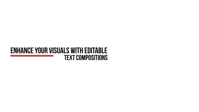 Red Underline Stagger Text Animation – Free After Effects Template for Morning Shows