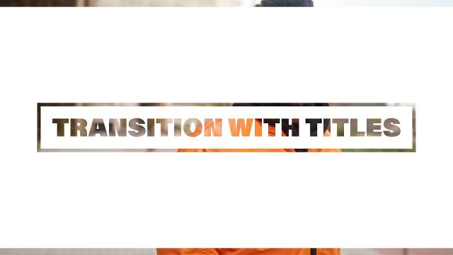 Outlined Rectangle Headline City Transition Premiere Pro MOGRT