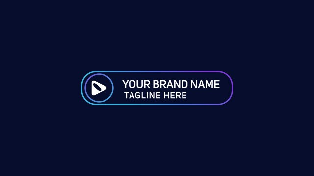 Company Gradient Pill Logo Reveal – Free After Effects Template