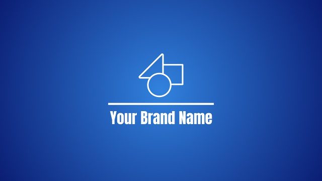 Drawn Line Logo Above Wordmark After Effects Template