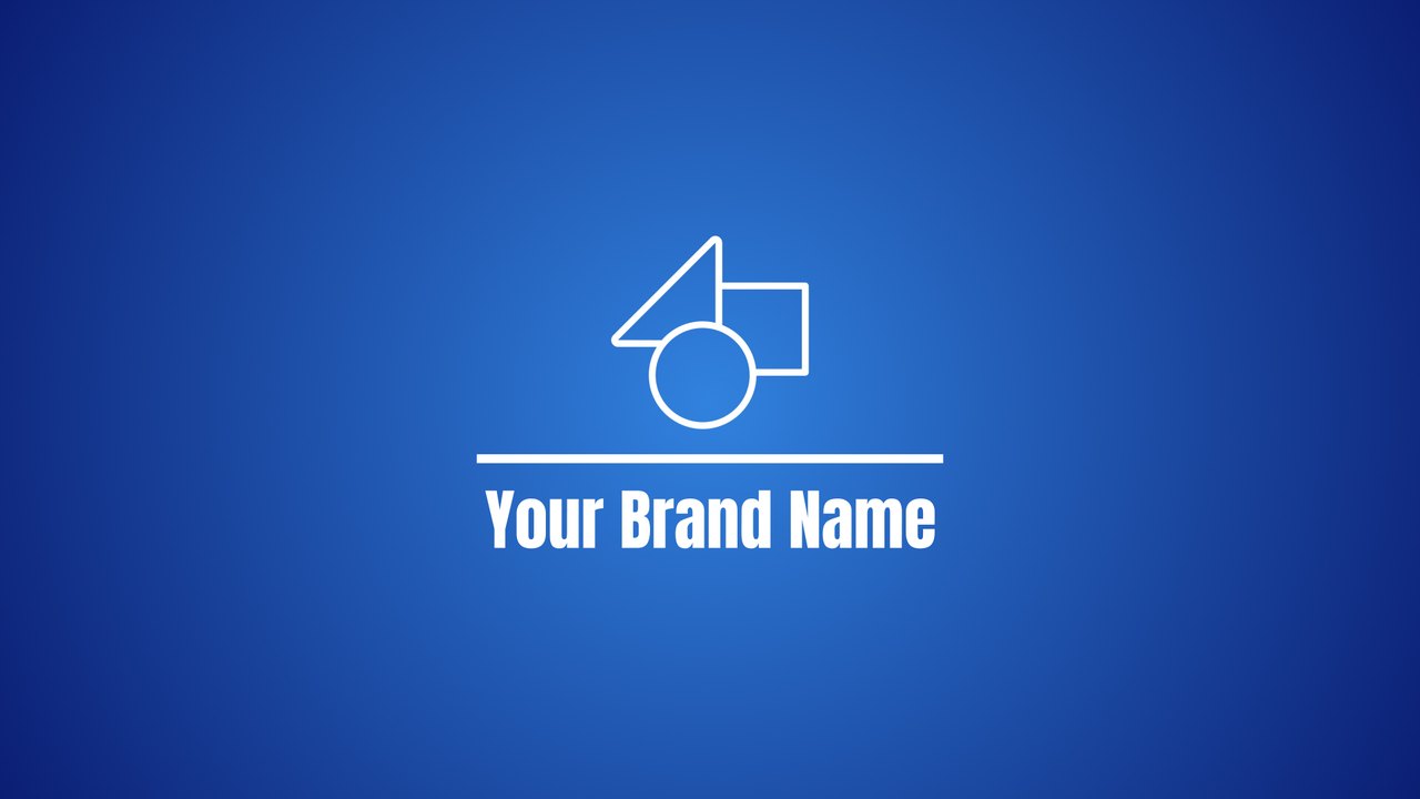 Drawn Line Logo Above Wordmark After Effects Template