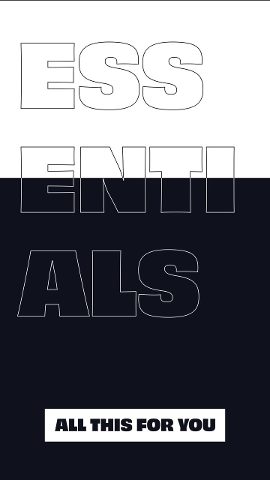 Vertical Big Outline Type Stories featuring Label Caption Motion Graphics Template for Premiere Pro