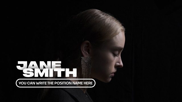 Display Caps Name Lower Third featuring Capsule Title Premiere Pro MOGRT