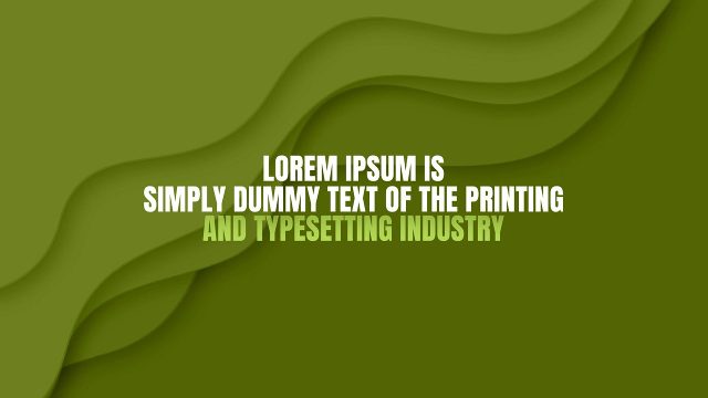 Dynamic Centered Three Line Titles featuring a Lime Accent Row for Creator Content MOGRT Template