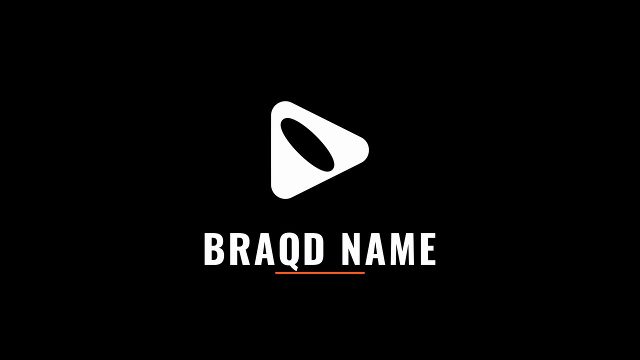 Bold Glitch Logo Intros featuring Accent Underline Premiere Pro MOGRT