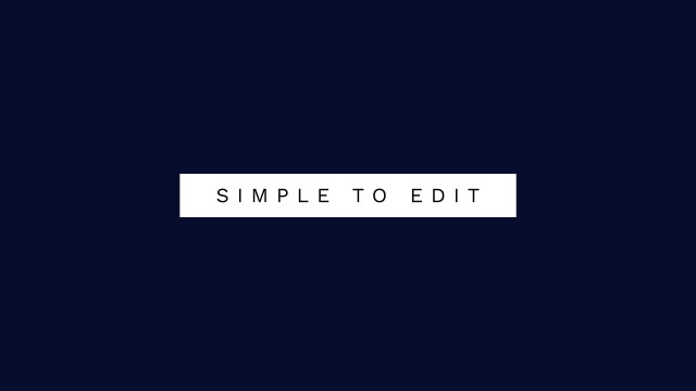 Spaced Phrase Box Text Animation – Free After Effects Template for Music Videos