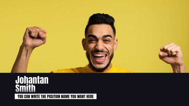 Professional Stacked Name Lower Third featuring White Strip Position for Interviews After Effects Template Pack