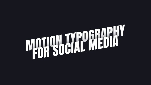 Elegant Tilted Two Line Motion Typography featuring Fading Letters Premiere Pro MOGRT Templates