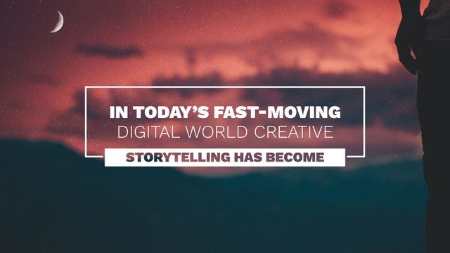 Free After Effects Outline Frame Storytelling Caption Template