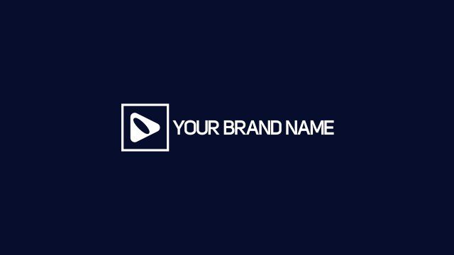 Outline Square Wordmark Logo Intro for Video Outros in After Effects – Free Download
