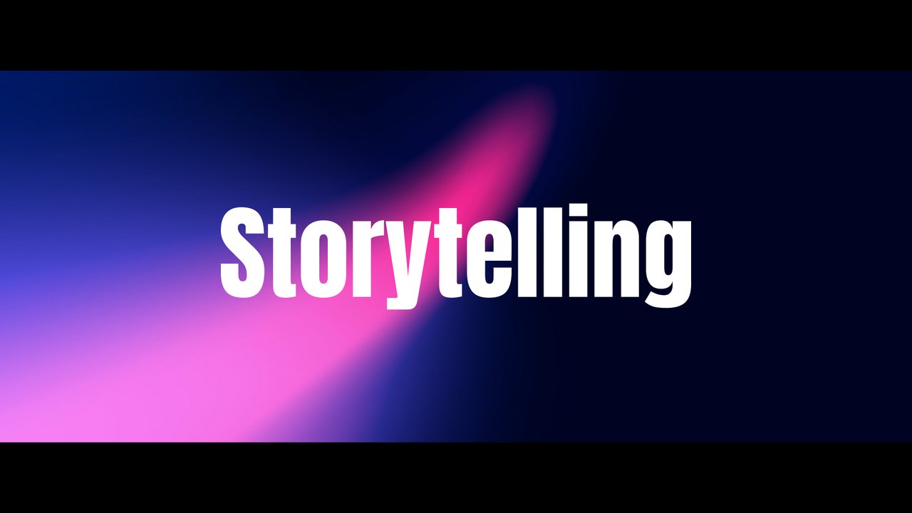 Neon Gradient Storytelling Text Sequence Premiere Pro MOGRT for Narrative Videos