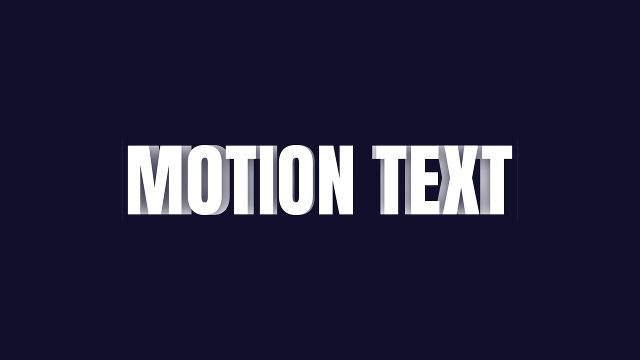 Minimalist Bold Animated Titles and Motion Graphics in After Effects