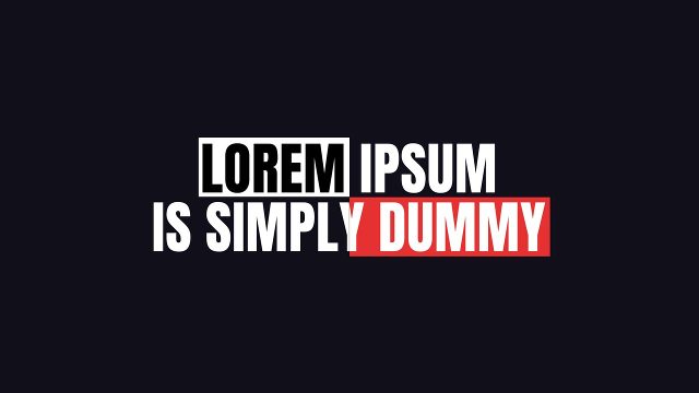 Corporate Motion Typography with Fast Title Opener After Effects Template