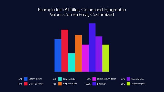 Animated Graph Infographics Pack for Business Statistics Premiere Pro MOGRT
