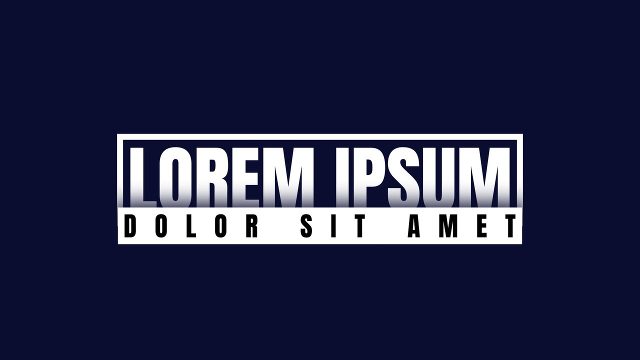 Hollow Outlined Letters with Shadow and Tracked Subline Typography Titles for Conference Openers After Effects Project