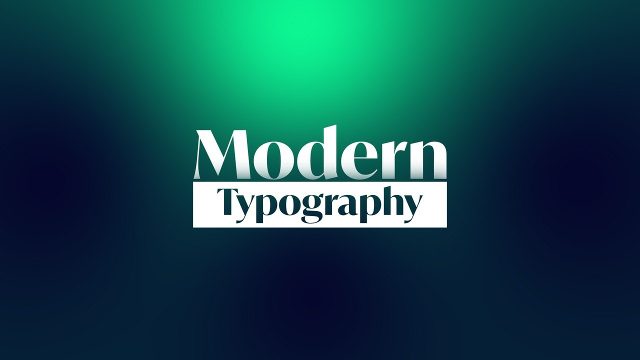 Serif Word Title Animation with Ivory Tag Box After Effects Template