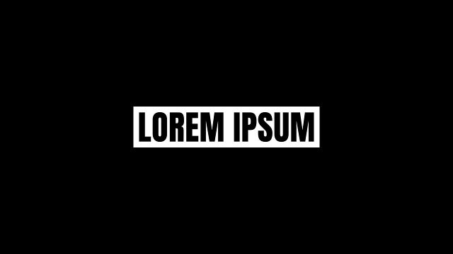 Dynamic Inverted Letters White Box Title Reveal for Company Videos After Effects Templates